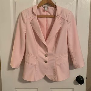 White House Black Market blazer, Pink size 4, gently used, minor flaw backside